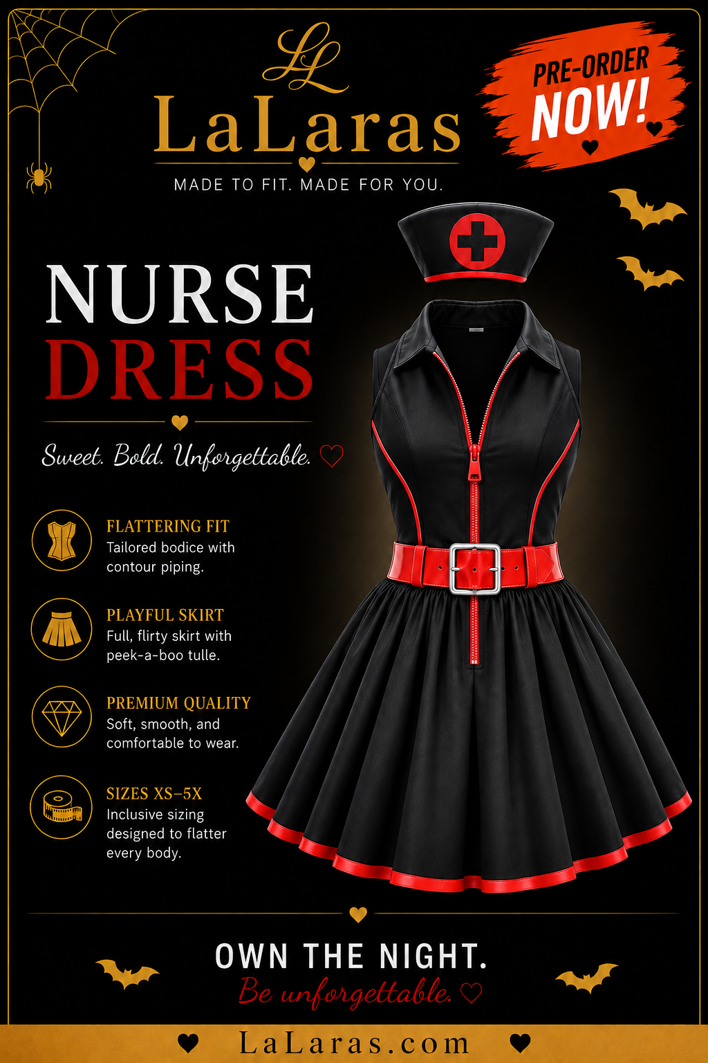 Halloween Dark Nurse Costume