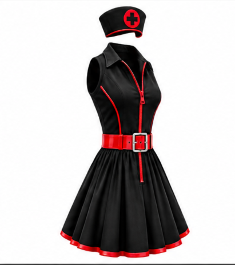 Halloween Dark Nurse Costume