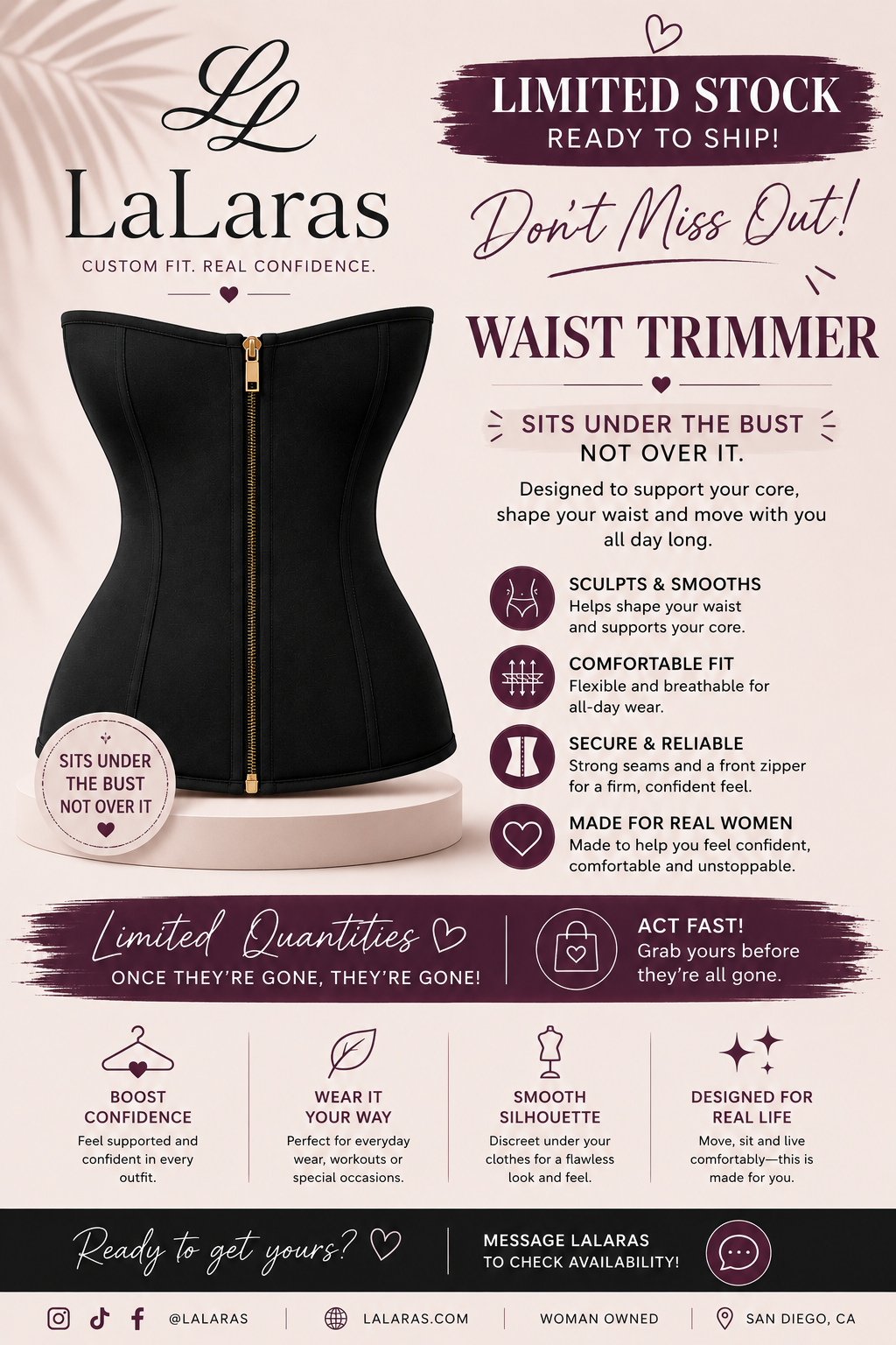 Waist Trimmer — Under-Bust Fit